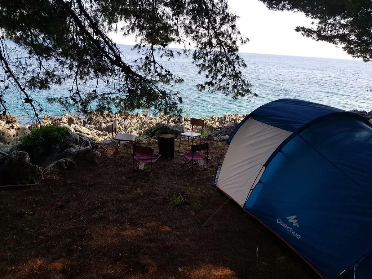 Campsite The Sea Cave Camping Himare Albania