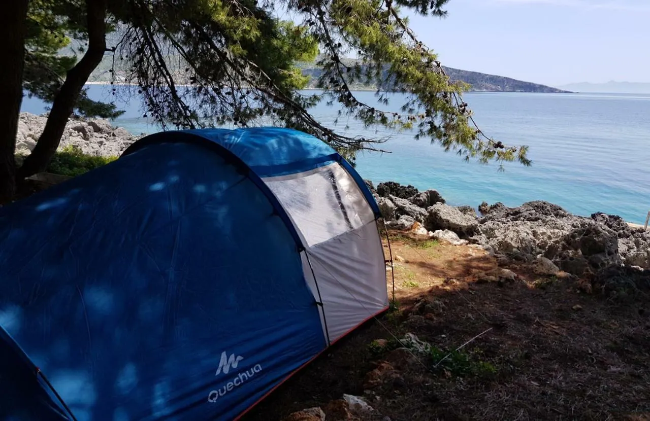 Campsite The Sea Cave Camping Himare Albania