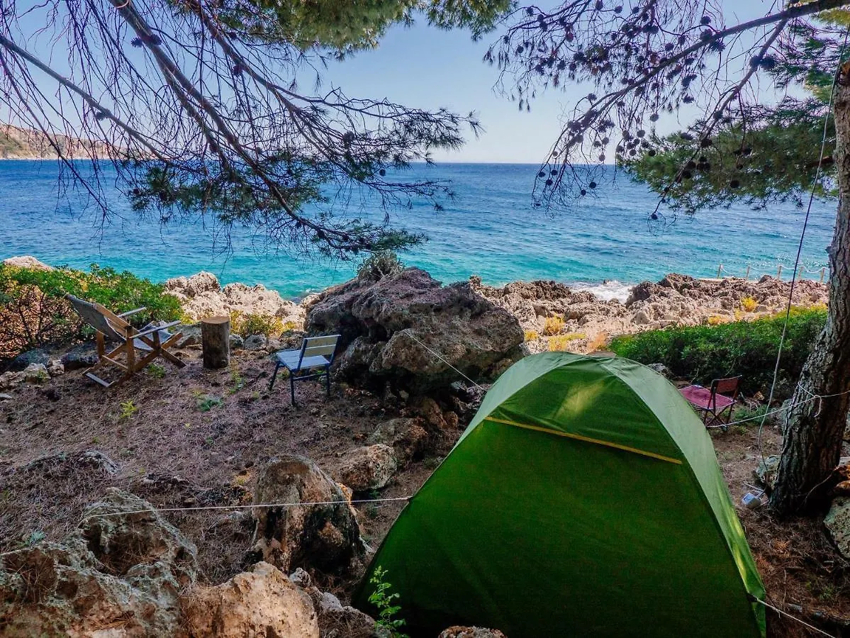 The Sea Cave Camping Himare
